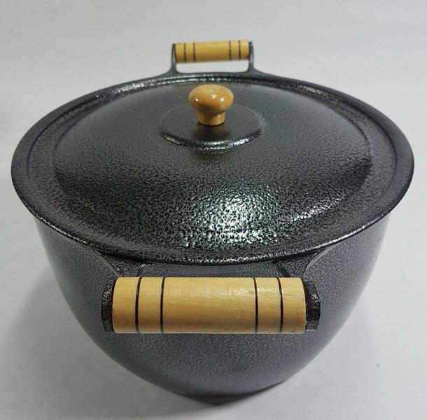 Caldeirão Aluminio Batido Craqueado Preto Numero 16 - DIVIFORT Imagem de Caldeirão Aluminio Batido Craqueado Preto Numero 16