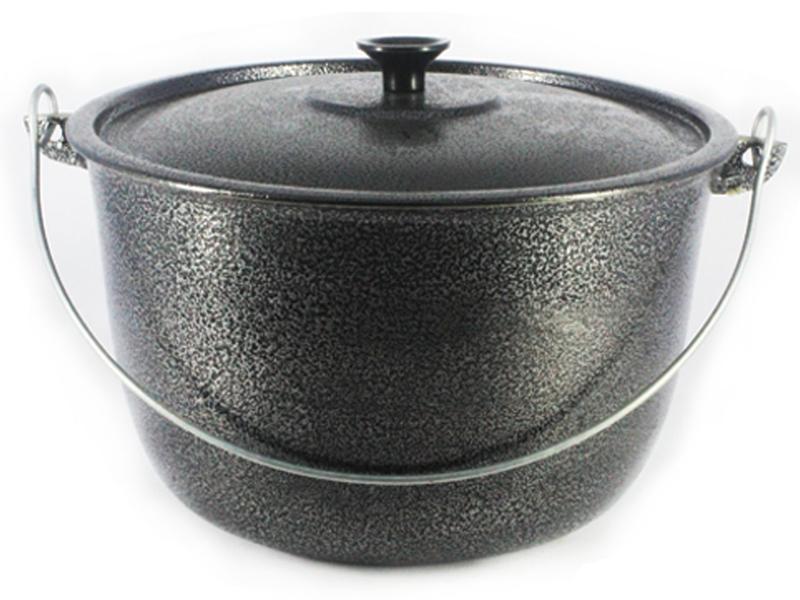 Caldeirão Alumínio Fundido Craqueado Alça Galvanizada Vermelho 22cm - DIVIFORTE Imagem de Caldeirão Alumínio Fundido Craqueado Alça Galvanizada Vermelho 22cm