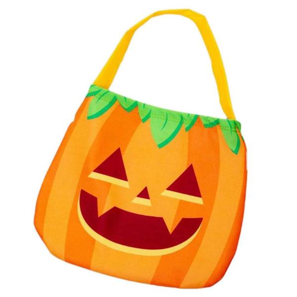 Imagem de Caldeirão de Halloween Bolsa Abobora para Balas