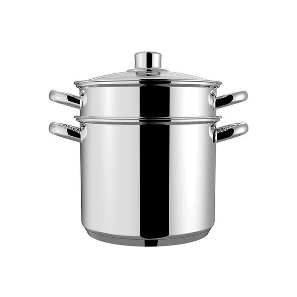 Imagem de Caldeirão Espagueteiro Cozi-vapore Savoy Inox 20 cm Ø 4,8L - Brinox 4809100