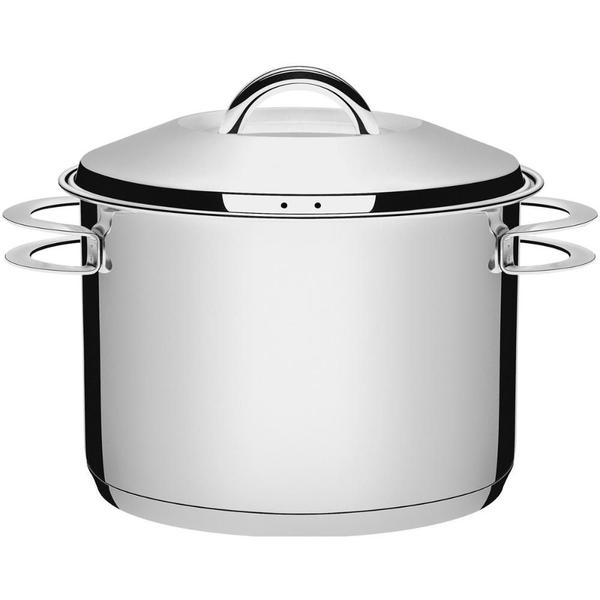 Caldeirão Tramontina Inox Fundo Triplo C/ Tampa Solar 24cm Imagem de Caldeirão Tramontina Inox Fundo Triplo C/ Tampa Solar 24cm