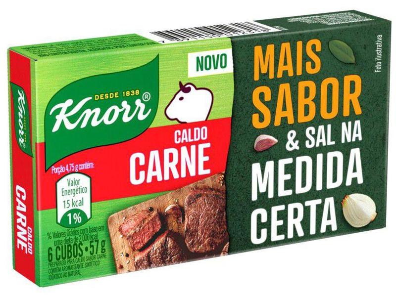 Caldo Carne Knorr 57g Imagem de Caldo Carne Knorr 57g