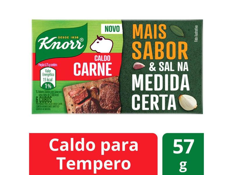 Caldo Carne Knorr 57g Imagem de Caldo Carne Knorr 57g