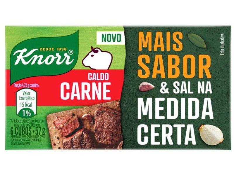 Caldo Carne Knorr 57g Imagem de Caldo Carne Knorr 57g