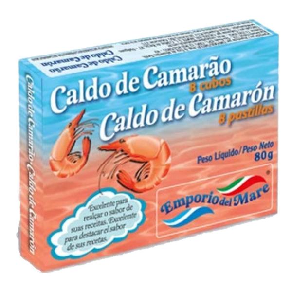 Imagem de Caldo De Camarão Empório Del Mare 80G (8 Tabletes)