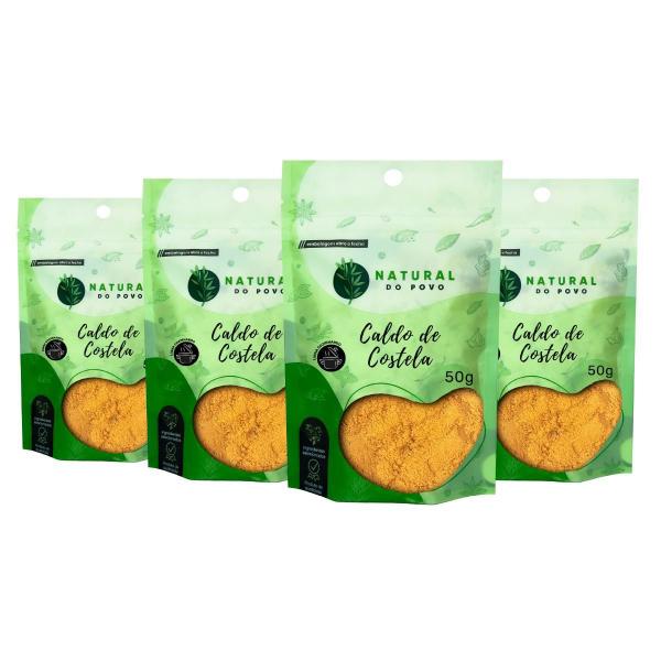 Imagem de Caldo De Costela Qualidade Superior Premium Kit 4 Pouch 50G