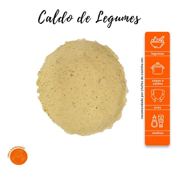 Imagem de Caldo de Legumes em Pó Kit 3 Riqueza No Sabor com Ingredientes de Primeira Pote com Dosador 100g 