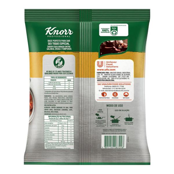 Caldo Em Pó Galinha Knorr Mais Sabor Pacote 1,01kg Imagem de Caldo Em Pó Galinha Knorr Mais Sabor Pacote 1,01kg