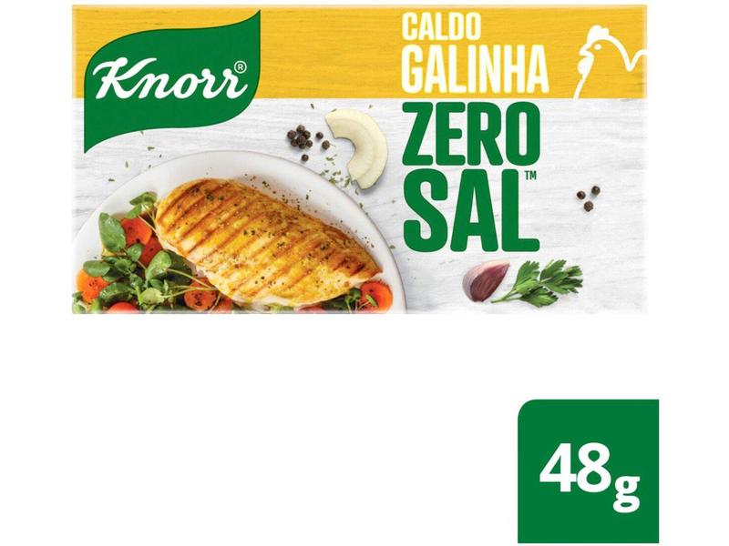 Imagem de Caldo Knorr Galinha Zero Sal em Cubos 48g