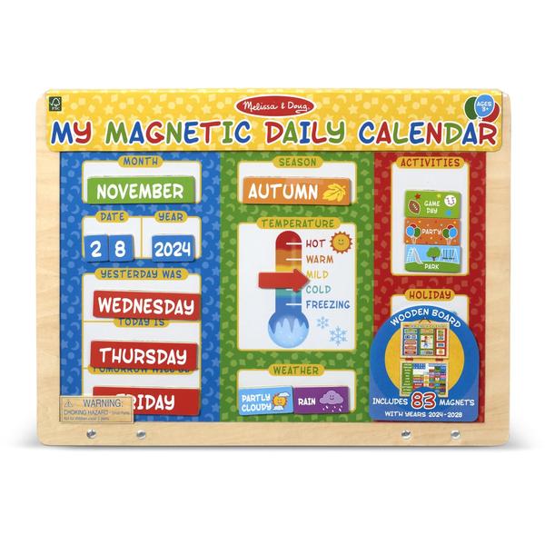 Imagem de Calendário de atividades magnéticas Melissa & Doug Kids 3+ Years