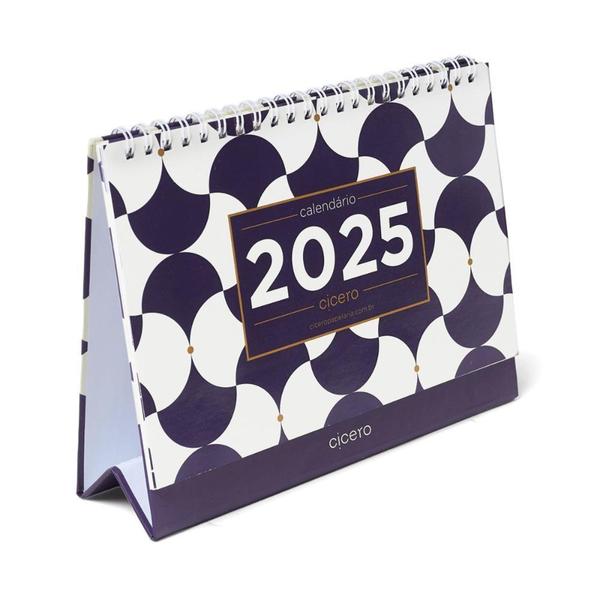 Imagem de Calendário de Mesa 2025 Bossa Nova 20x13 Cicero