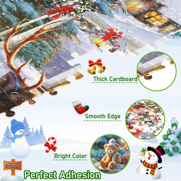 Imagem de Calendário do Advento Bestbase 2024 Christmas Village 1008 peças