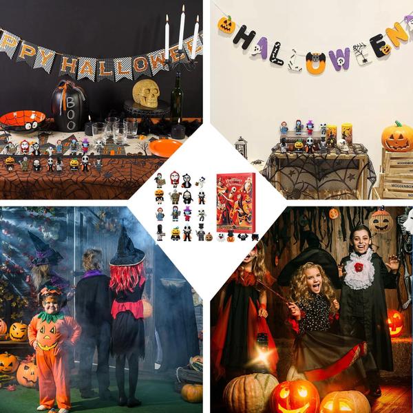 Imagem de Calendário do Advento Chengchuang Halloween 2024 com 24 presentes