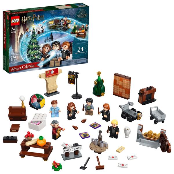 Imagem de Calendário do Advento de Harry Potter - 24 brinquedos legais, 6 minifiguras, 2021 (274 peças)