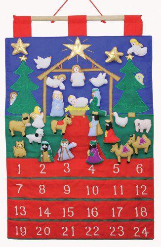 Imagem de Calendário do Advento de Tecidos de Notícias da Alegria (Contagem regressiva para o Natal)