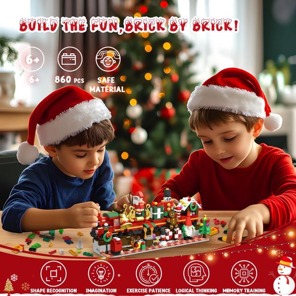 Imagem de Calendário do Advento Dekoresyon Christmas Train 24 em 1 Kids 2024