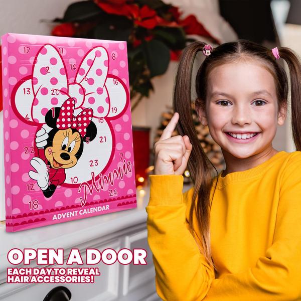 Imagem de Calendário do Advento Disney Minnie Mouse 2024 com acessórios de cabelo