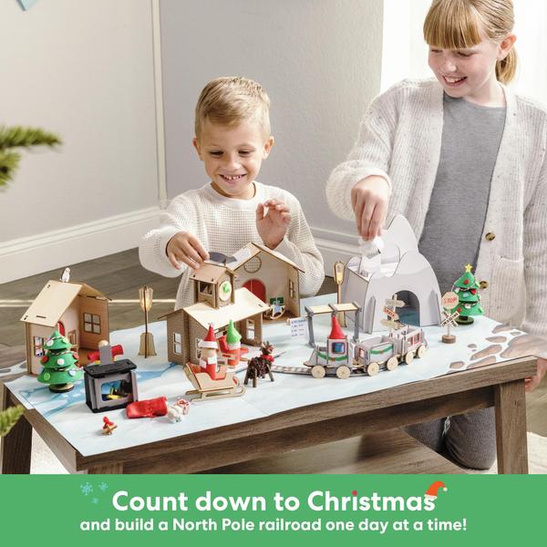 Imagem de Calendário do Advento KiwiCo Santa's Railroad Train 5+ Kids 2024