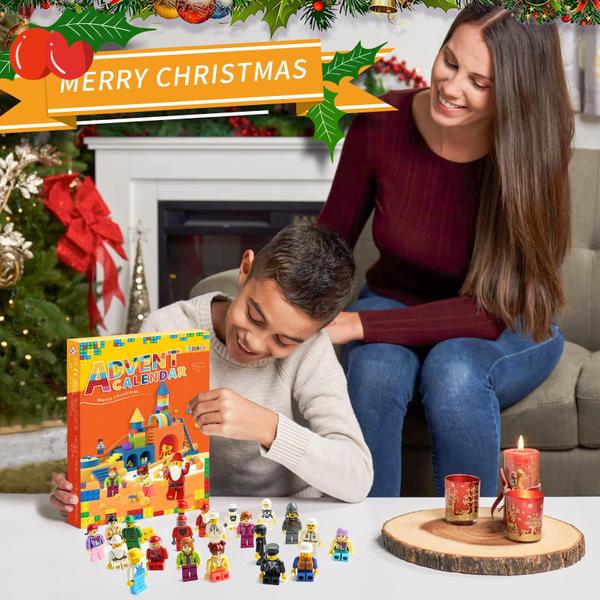 Imagem de Calendário do Advento Myouth 2024 Christmas com blocos de construção