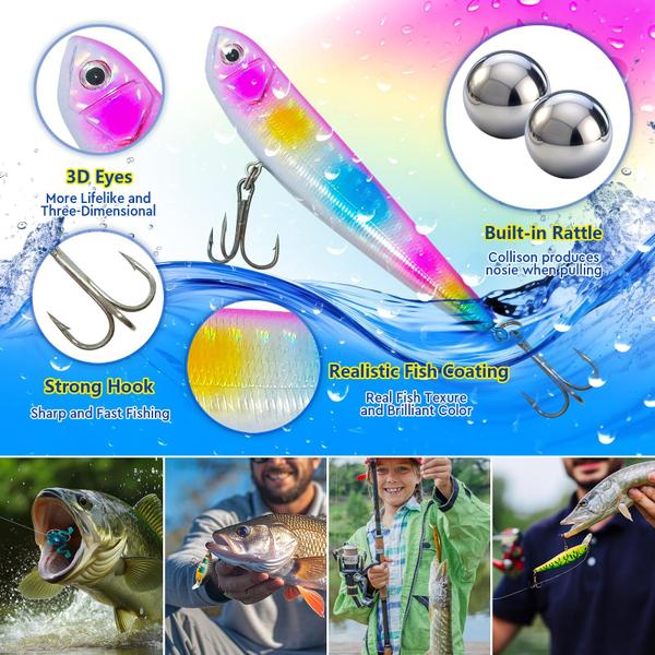 Imagem de Calendário do Advento SIXVALA Fishing 2024 com 24 iscas de pesca