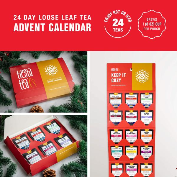 Imagem de Calendário do Advento Tiesta Tea Holiday 2023-24 Loose Leaf Blends