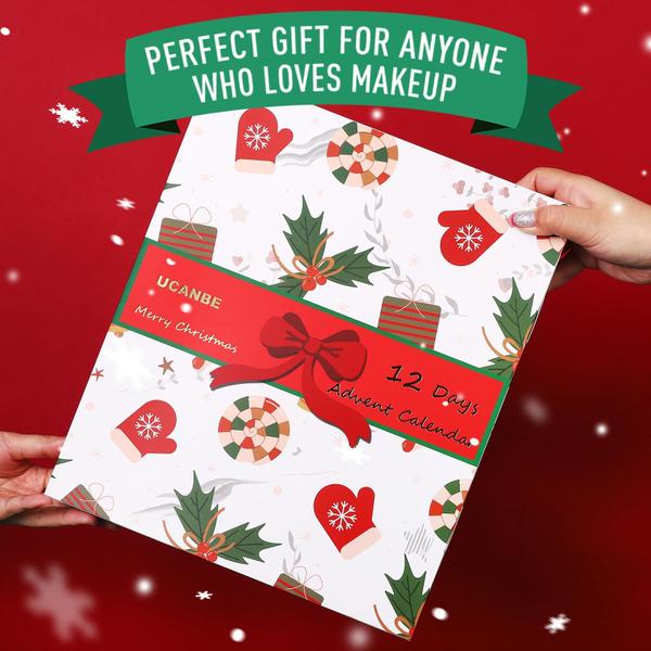 Calendário do Advento UCANBE 2024 com 12 produtos de maquiagem para o Natal Imagem de Calendário do Advento UCANBE 2024 com 12 produtos de maquiagem para o Natal