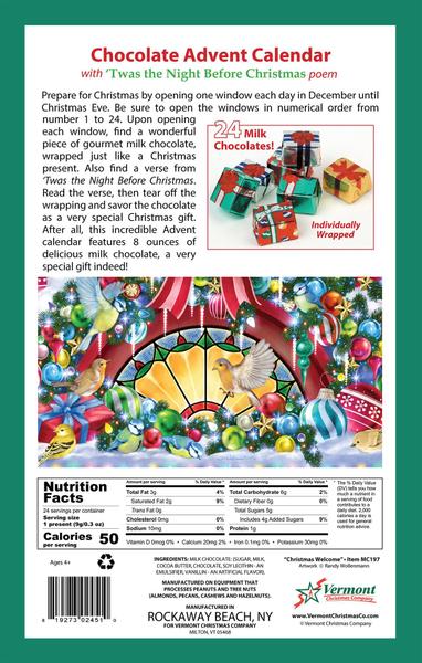 Imagem de Calendário do Advento Vermont Christmas Company Chocolate 240 ml