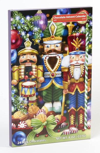 Imagem de Calendário do Advento Vermont Christmas Company Nutcrackers Chocol