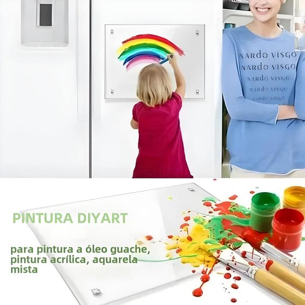 Imagem de Calendário Magnético para Geladeira - Planejador Semanal Reutilizável e Apagável a Seco