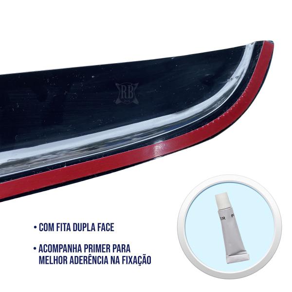 Calha De Chuva Defletor Preto Fumê Fiat Palio Siena 4 Portas - Eco Flex Imagem de Calha De Chuva Defletor Preto Fumê Fiat Palio Siena 4 Portas