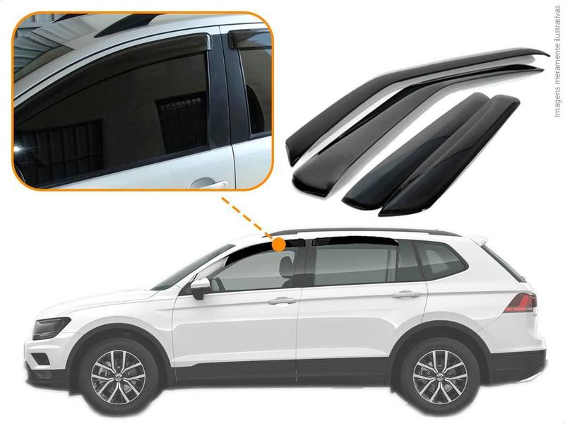 Imagem de Calha De Chuva Ecoflex Vw Tiguan 2018 2019 2020