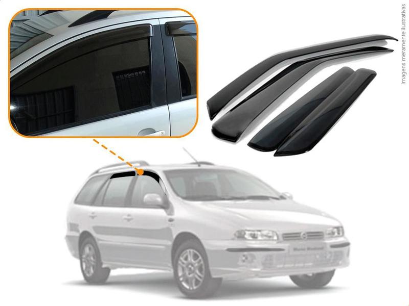 Imagem de Calha De Chuva Fiat Marea Weekend 1998 1999 A 2005 2006 2007