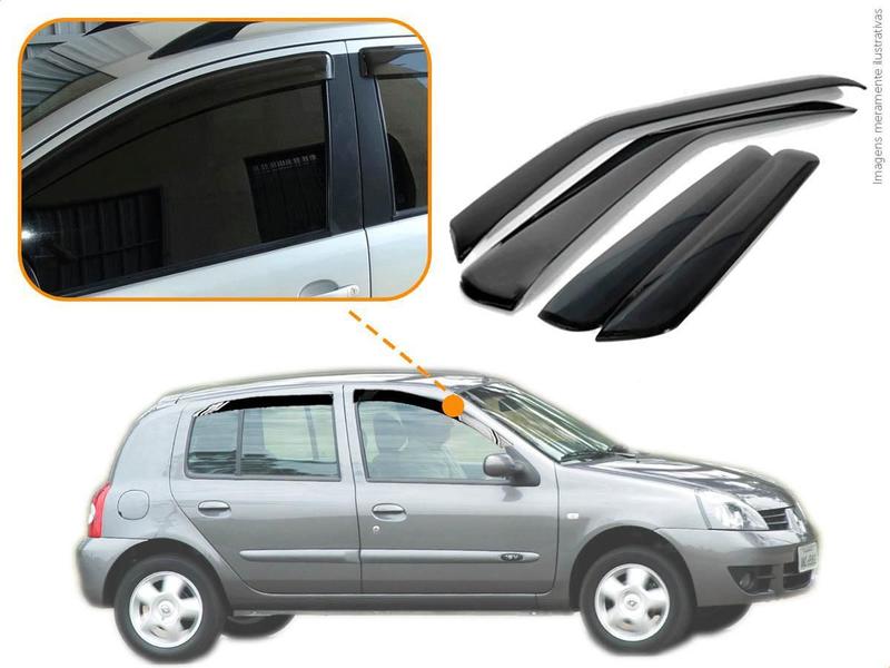 Imagem de Calha De Chuva Renault Clio 2 Portas 2001 2008 2011 2016