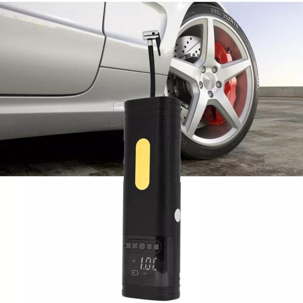 Imagem de Calibrador Compressor De Ar Portátil Recarregável S/fio Usb Automotivo