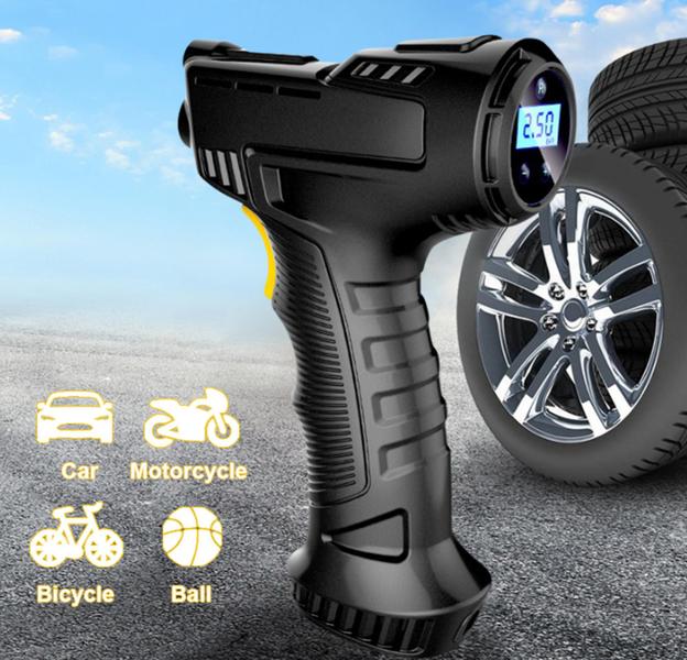 Imagem de Calibrador Compressor Digital Pneu Bike Carro Moto 120w