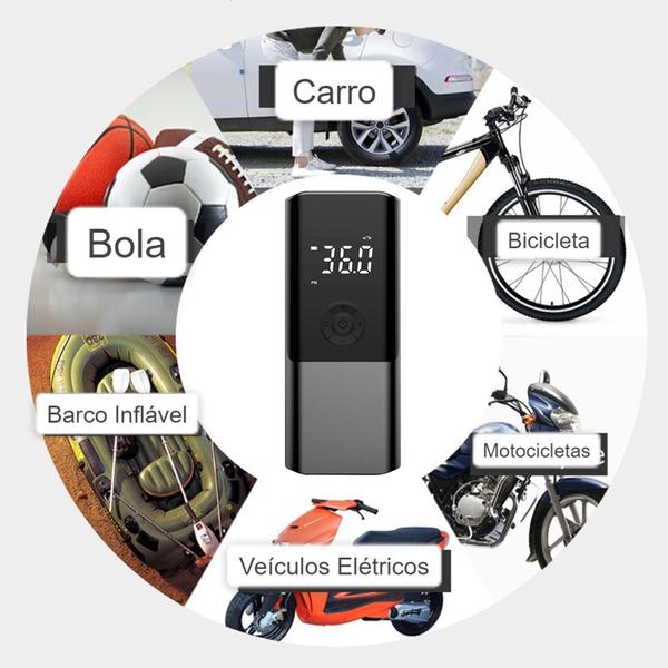 Imagem de Calibrador Compressor Pneu Digital - Sem Fio