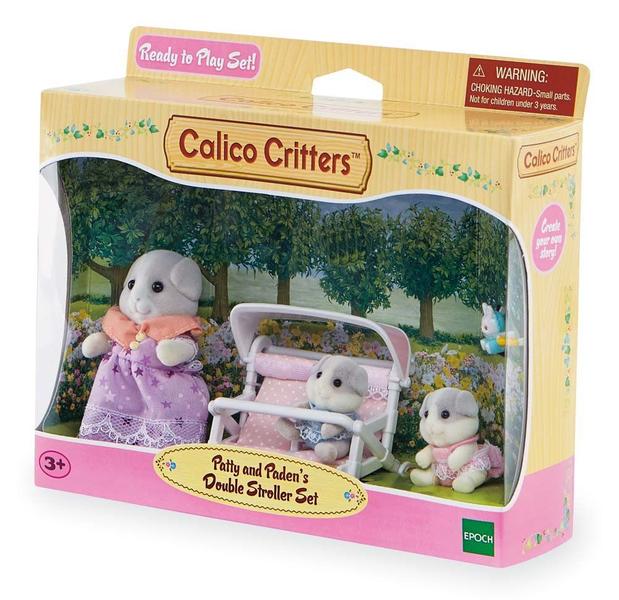 Imagem de Calico Critters Patty & Paden's Double Stroller