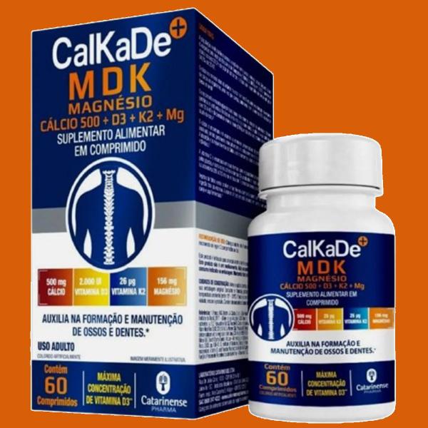 Imagem de Calkade Mdk Magnésio 60 Caps Sem Sabor - Catarinense Pharma