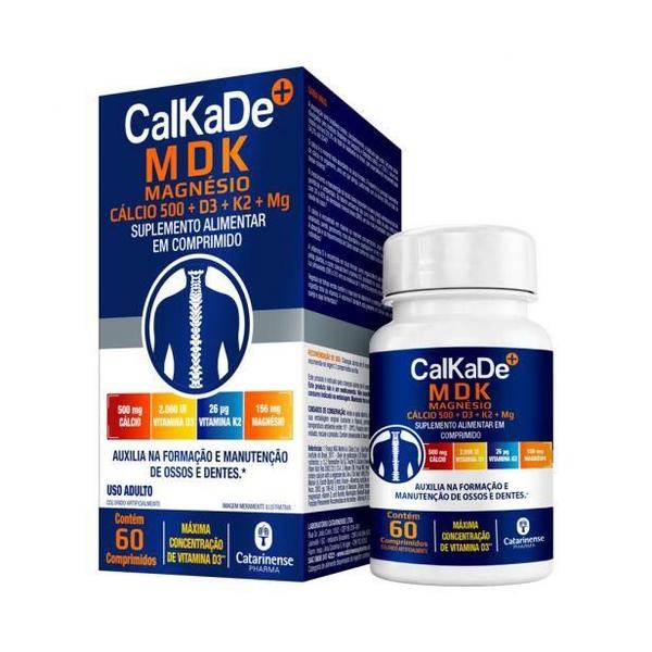 Calkade Mdk Magnésio Catarinense Sem Sabor 60 Comprimidos Imagem de Calkade Mdk Magnésio Catarinense Sem Sabor 60 Comprimidos