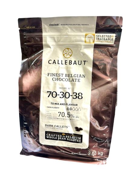 Imagem de Callebaut Chocolate Belga meio Amargo  70-30-38 70,5%-2,01kg