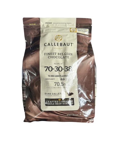 Imagem de Callebaut Chocolate Belga meio Amargo  70-30-38 70,5%-2,01kg