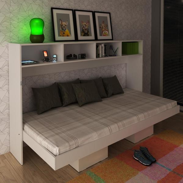 Imagem de Cama Articulada Horizontal Solteiro CM8020 Branco Tecnomobili