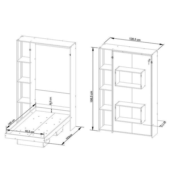 Imagem de Cama Articulada Solteiro CM8013 Branco - Tecnomobili