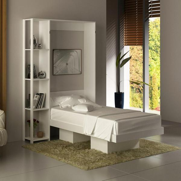 Imagem de Cama Articulada Solteiro para Colchão 88 x 188 cm Multimóveis CR35033 Branca