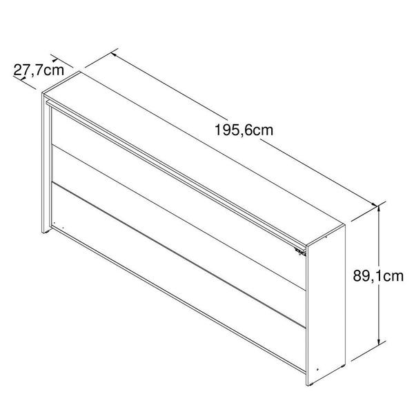 Imagem de Cama Articulável Quarto Solteiro Sun Branco - Art In Móveis