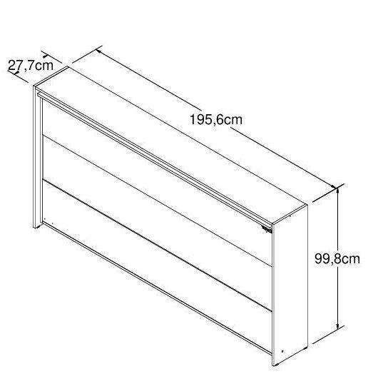 Imagem de Cama Articulável Solteiro 90 Sun Branco Art In Móveis