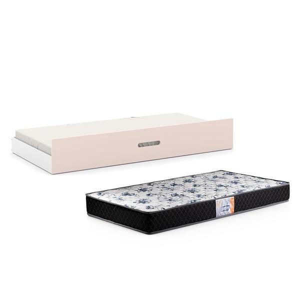 Cama Auxiliar New com Colchão Supreme D33 - Matic Móveis Imagem de Cama Auxiliar New com Colchão Supreme D33 - Matic Móveis