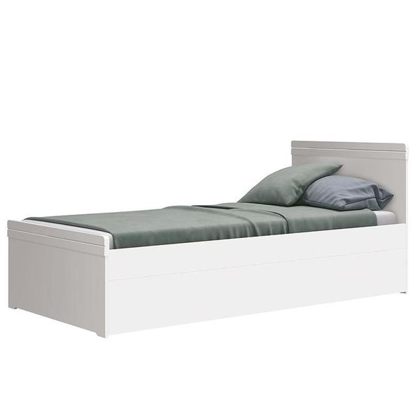 Imagem de Cama Babá com Auxiliar Nuth Branco Fosco e 2 Colchões Physical - Reller Móveis