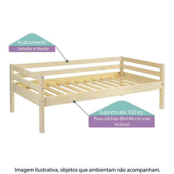 Imagem de Cama Babá Prime com Cama Auxiliar Natural - Casatema