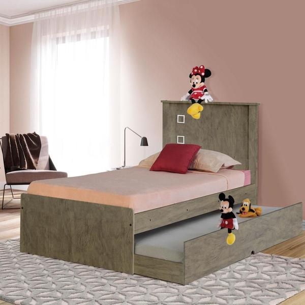 Imagem de Cama Barcelona Quarto Solteiro C/ Auxiliar